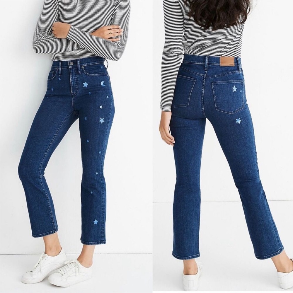 Madewell Cali jeans Demi-boot Star Edition Size 27